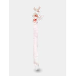 Cintura elegante Aletta rosa con rose applicate, vista intera