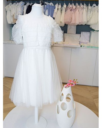 Abito da Comunione Aletta Bambine e ragazze Bianco