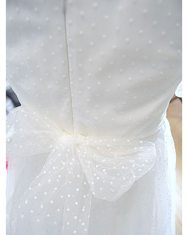 Abito da Comunione Aletta Bambine e ragazze Bianco - Primavera/Estate