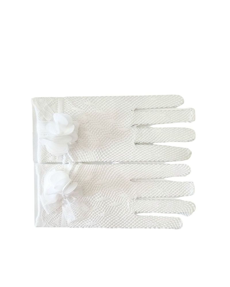 Guanti Aletta Bambine e ragazze Bianco - Primavera/Estate