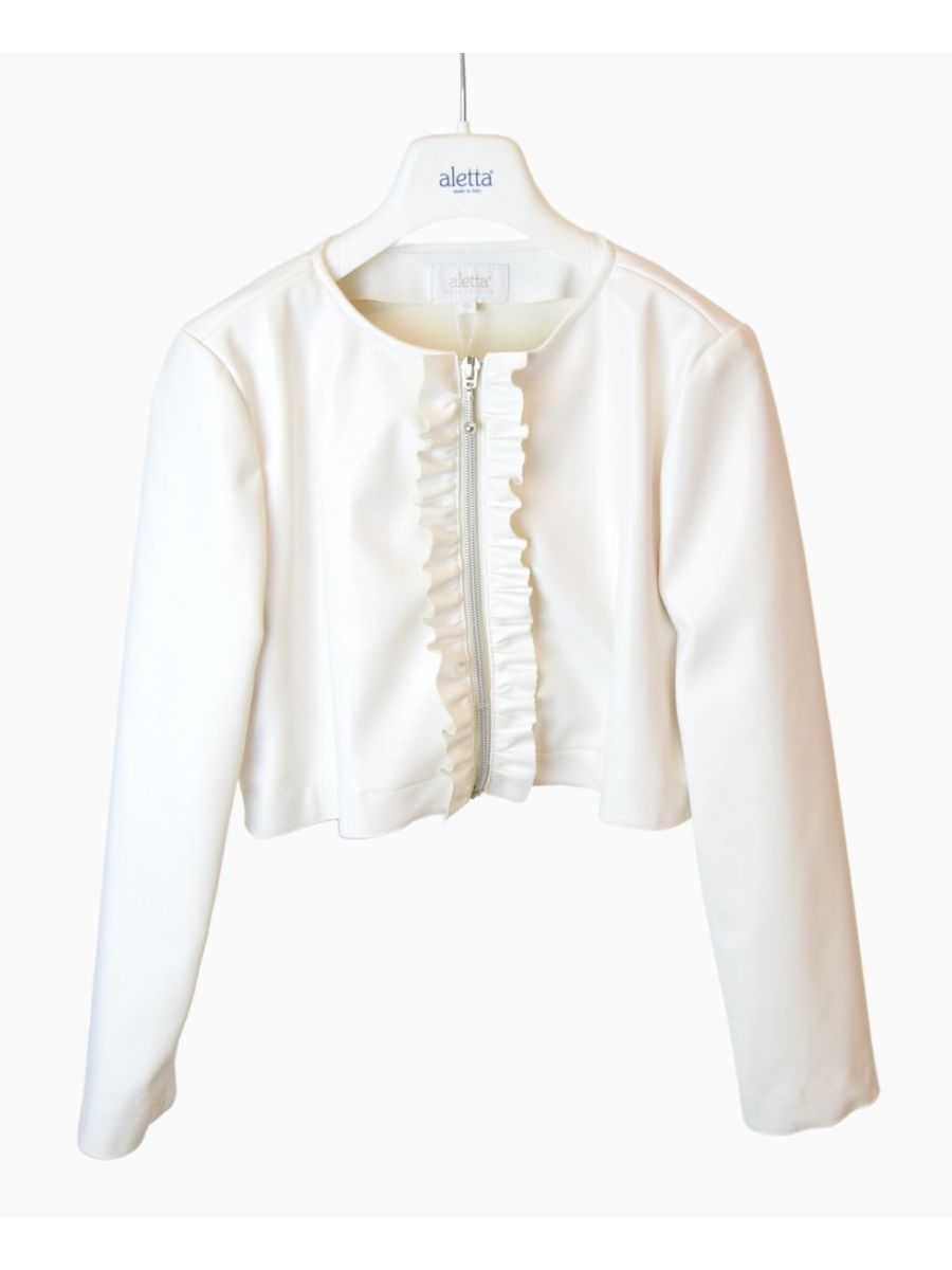 Giacca Aletta Bambine e ragazze Bianco - Primavera/Estate