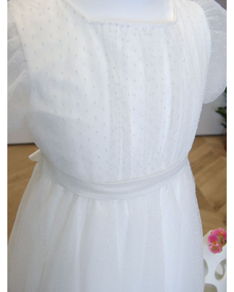 Abito da Comunione Aletta Bambine e ragazze Bianco - Primavera/Estate