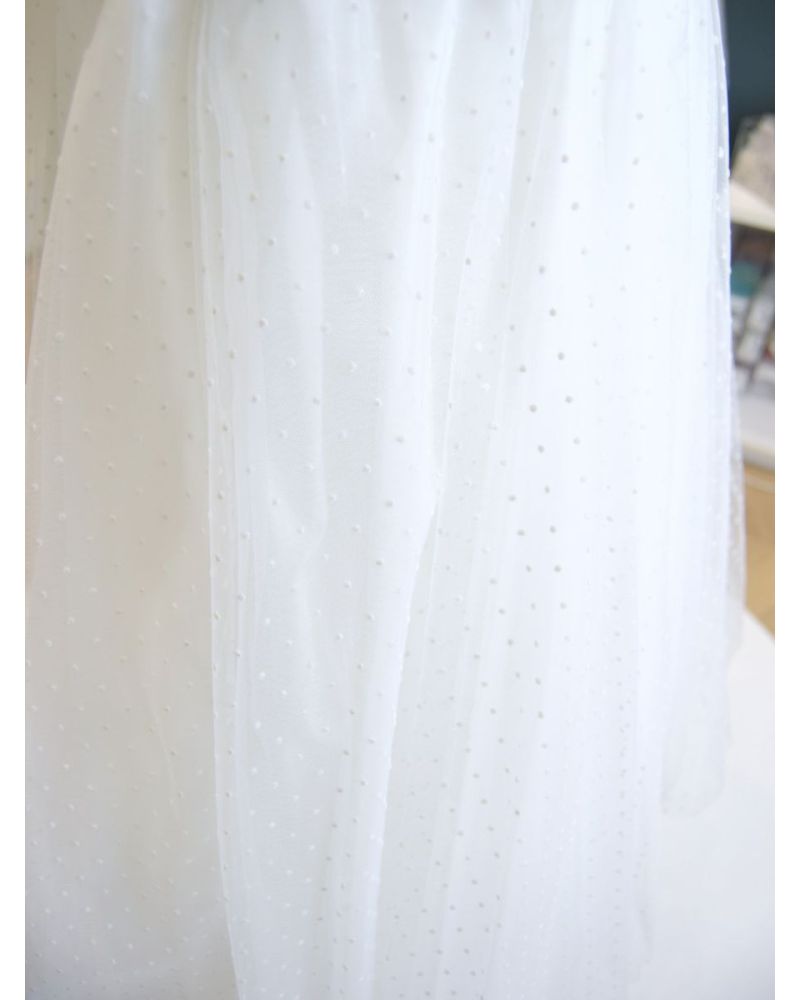 Abito da Comunione Aletta Bambine e ragazze Bianco - Primavera/Estate