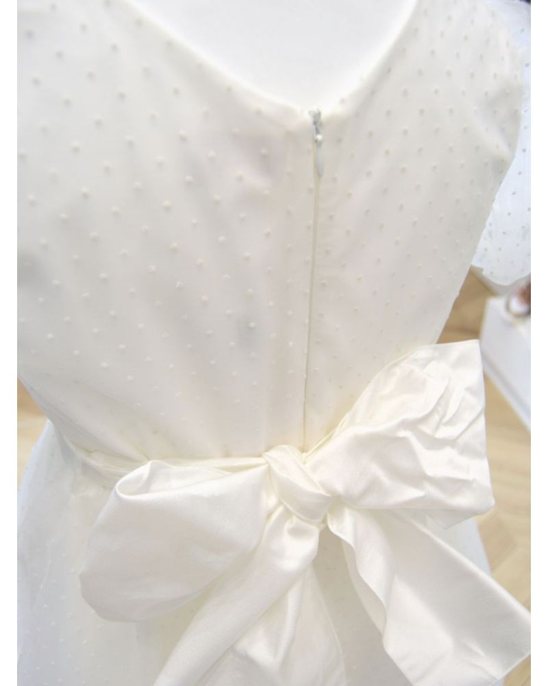 Abito da Comunione Aletta Bambine e ragazze Bianco - Primavera/Estate