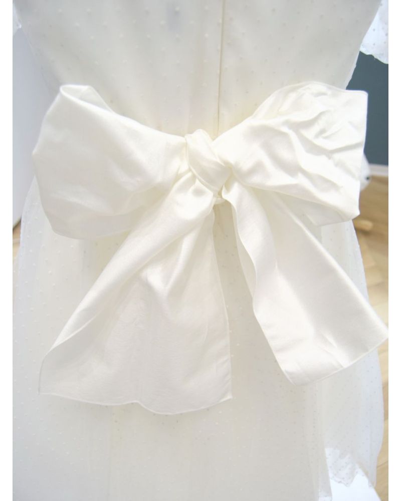 Abito da Comunione Aletta Bambine e ragazze Bianco - Primavera/Estate