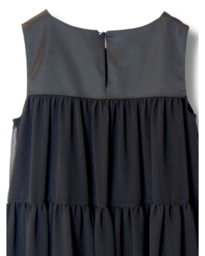 Abito Aletta Bambine e ragazze Nero - Primavera/Estate