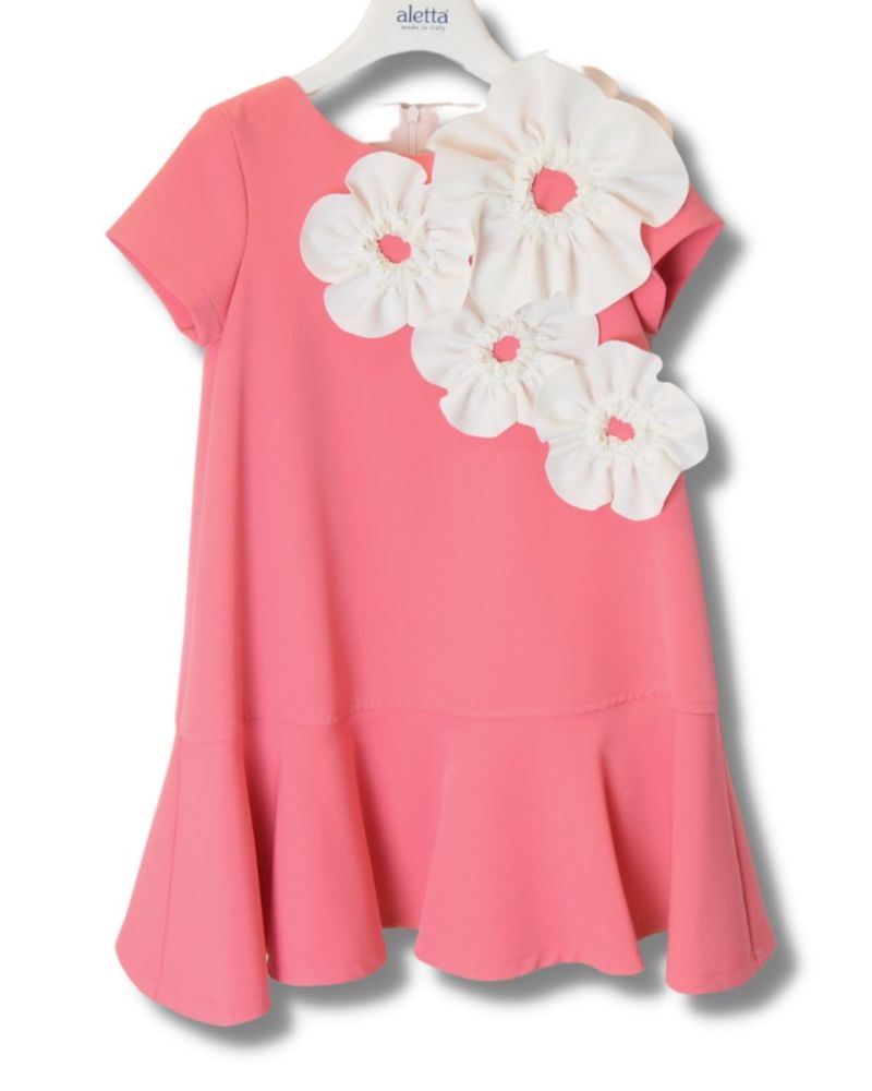 Abito Aletta Bambine e ragazze Rosa - Primavera/Estate