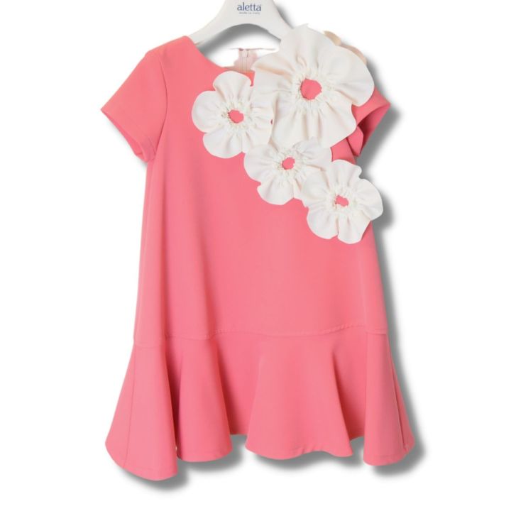 Abito Aletta Bambine e ragazze Rosa - Primavera/Estate