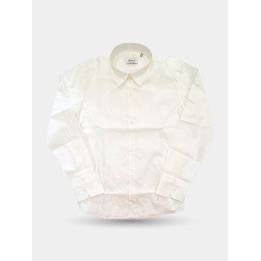 Camicia elegante Aletta bianca con colletto classico, vista frontale