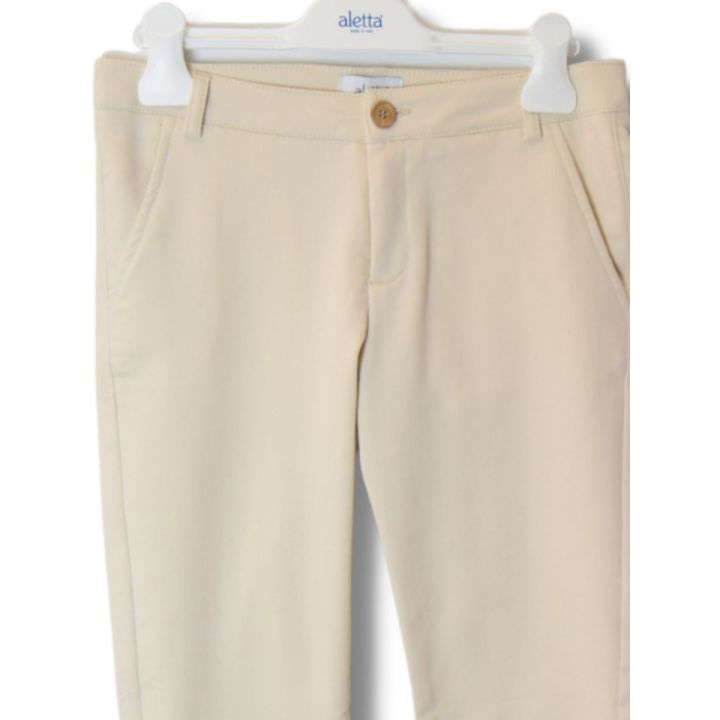 Pantaloni Aletta Beige Bambini E Ragazzi | Tamaiti
