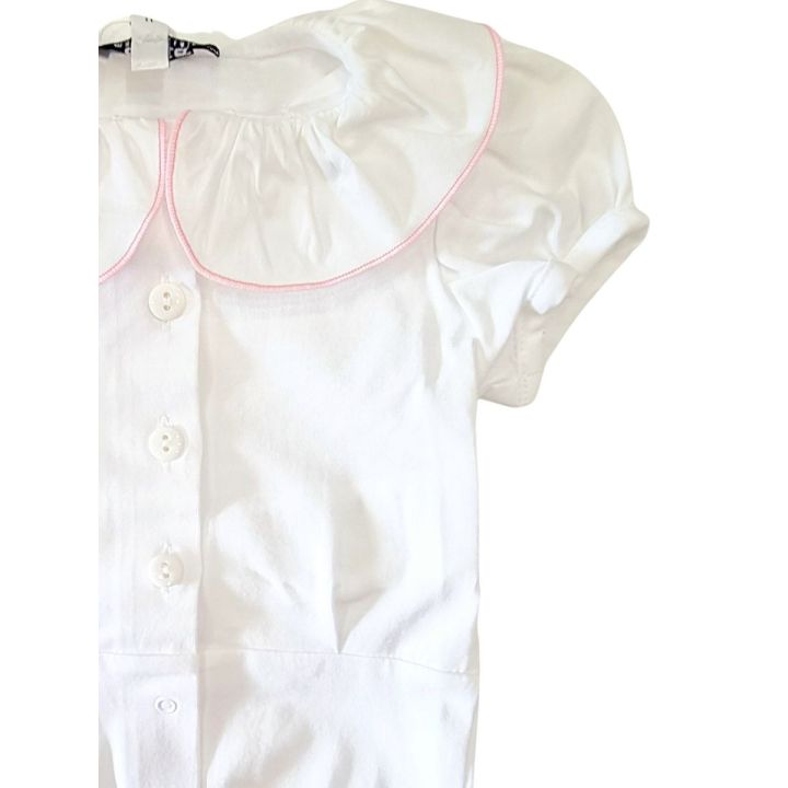 Camicia Aletta Bianco Bimba | Tamaiti