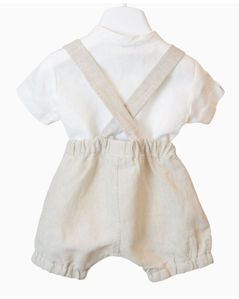 Abito da cerimonia Aletta Bimbo Bianco - Primavera/Estate