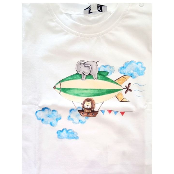 T-shirt Aletta Bianco Bimbo | Tamaiti