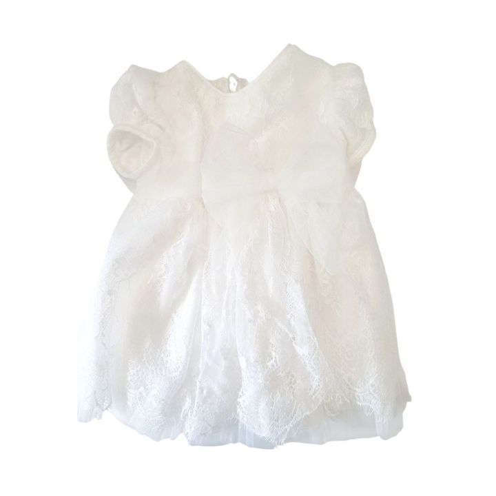 Abito da cerimonia Aletta Bimba Bianco - Primavera/Estate