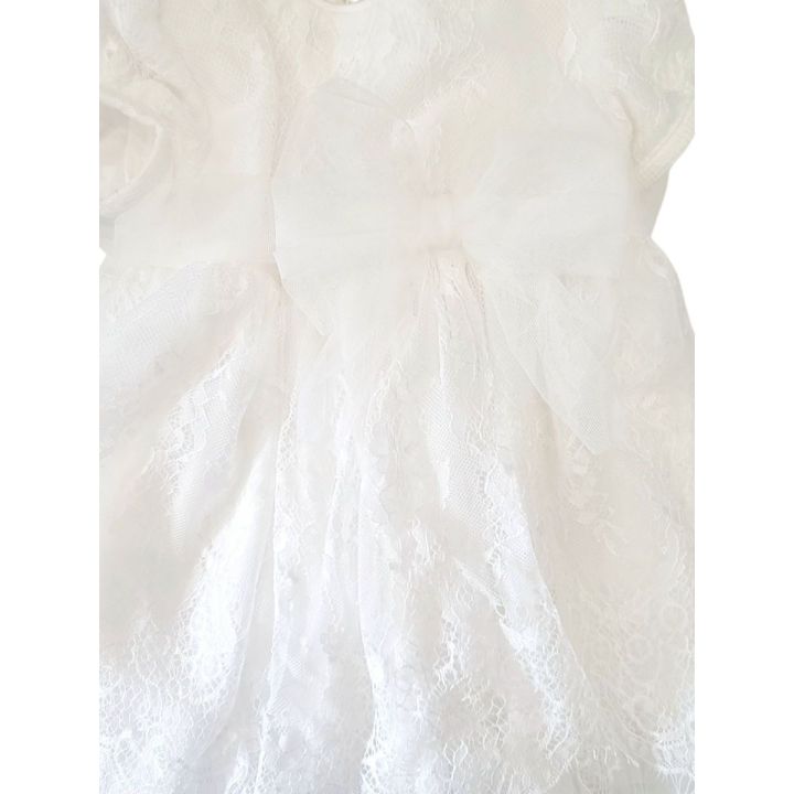 Abito da cerimonia Aletta Bimba Bianco - Primavera/Estate