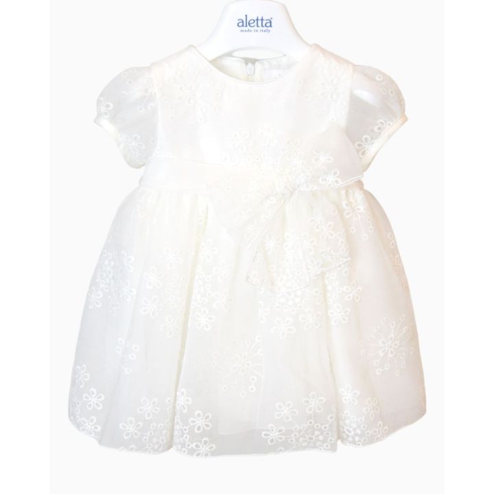 Abito da cerimonia Aletta Bimba Bianco - Primavera/Estate