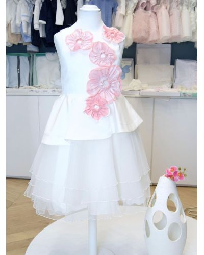 Abito da Comunione Aletta Bambine e ragazze Bianco