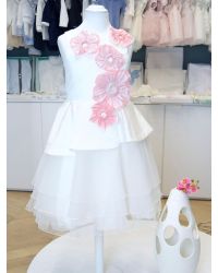 Abito da Comunione Aletta Bambine e ragazze Bianco