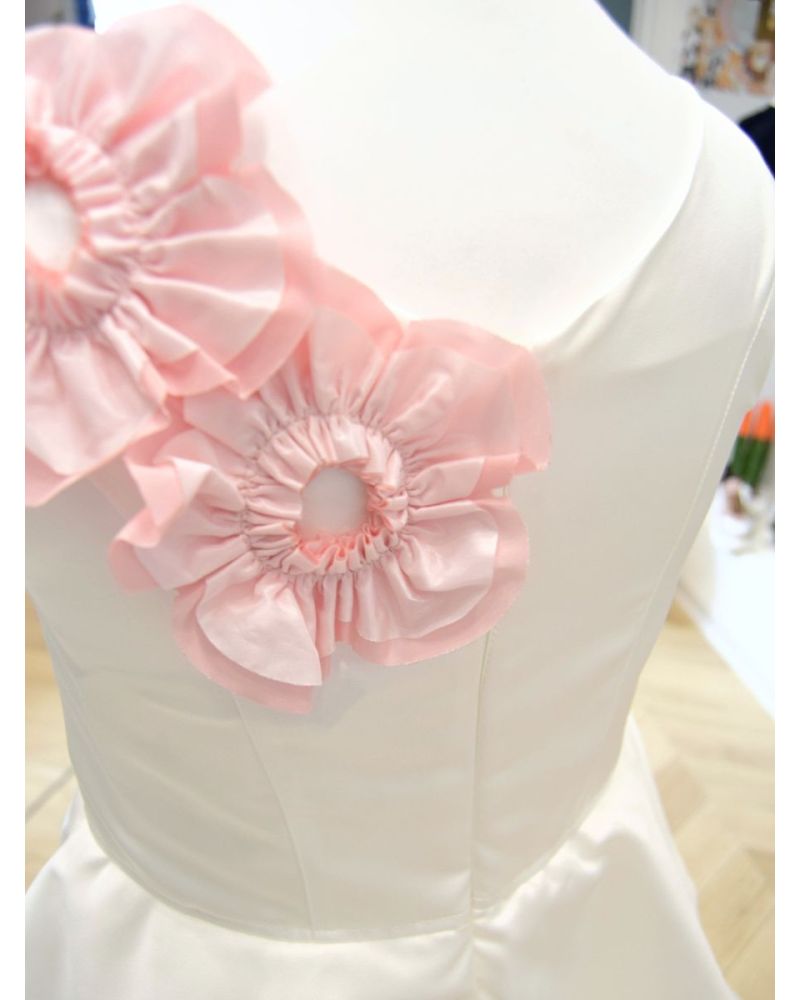 Abito da Comunione Aletta Bambine e ragazze Bianco - Primavera/Estate