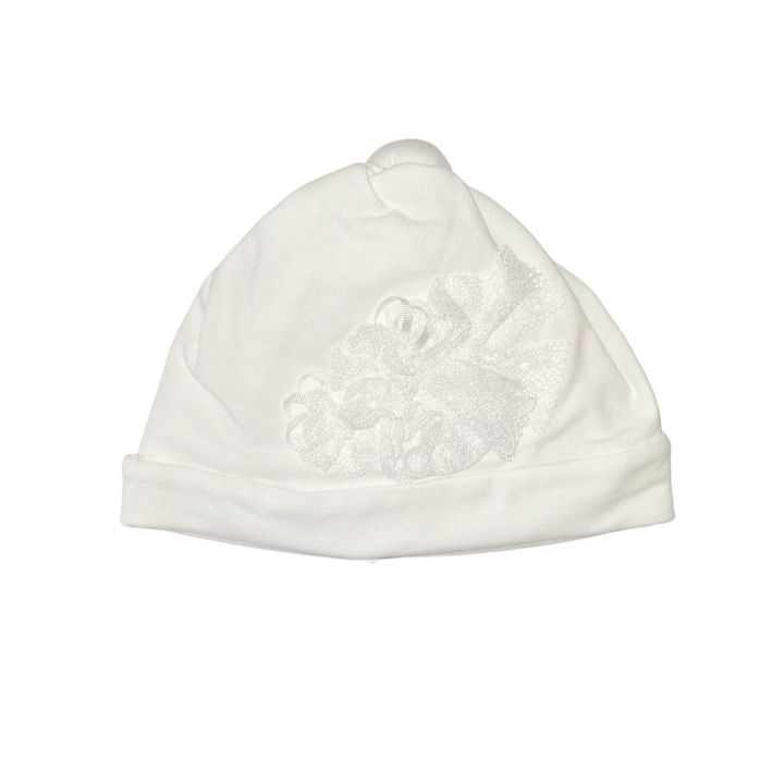 Cappello Aletta Bimba Bianco