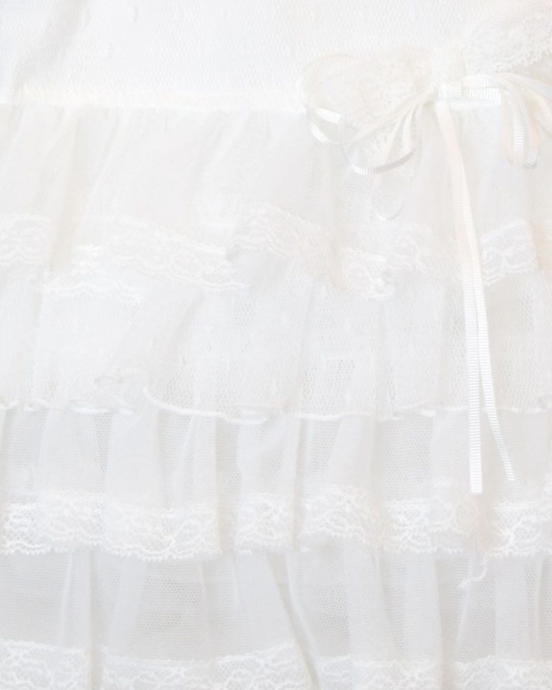 Abito da cerimonia Aletta Bimba Bianco - Primavera/Estate