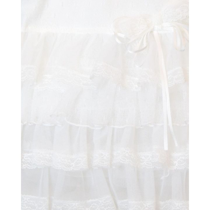 Abito Da Cerimonia Aletta Bianco Bimba | Tamaiti