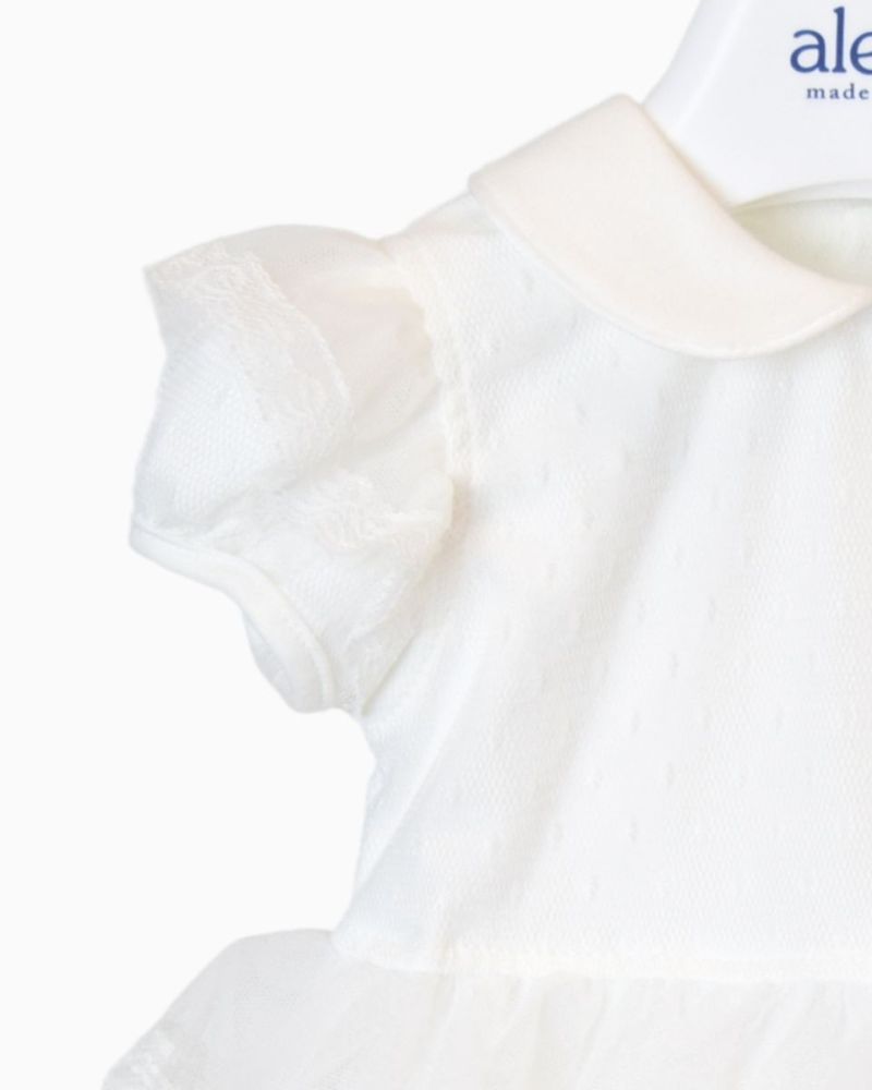 Abito da cerimonia Aletta Bimba Bianco - Primavera/Estate