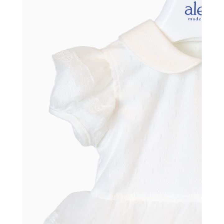 Abito Da Cerimonia Aletta Bianco Bimba | Tamaiti