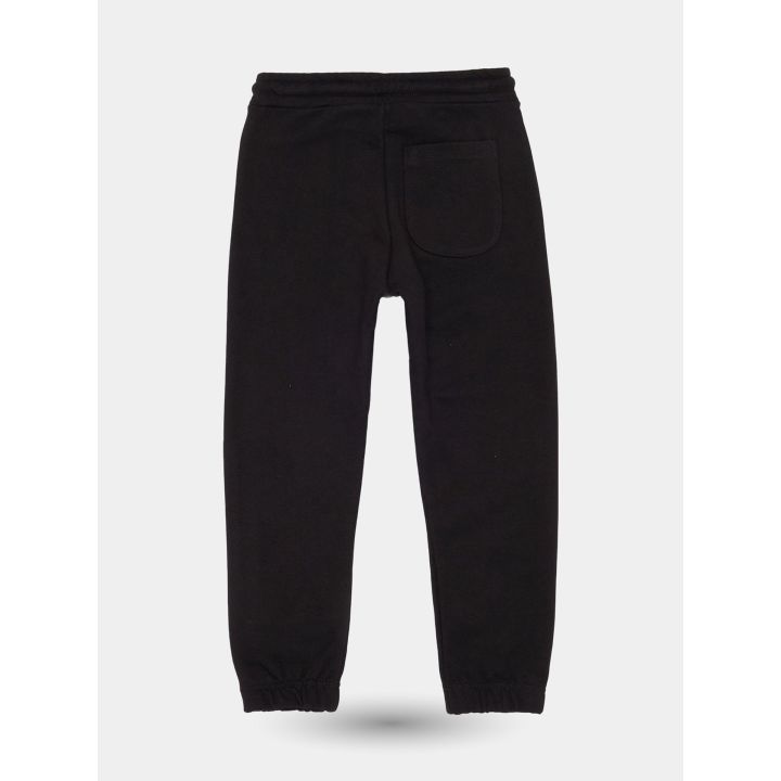 Retro dei pantaloni tuta Diesel neri con tasca