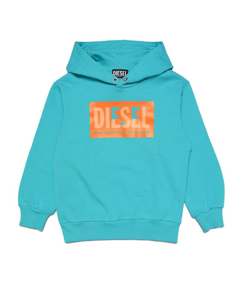 Felpa Diesel Bambini e ragazzi Turchese - Primavera/Estate