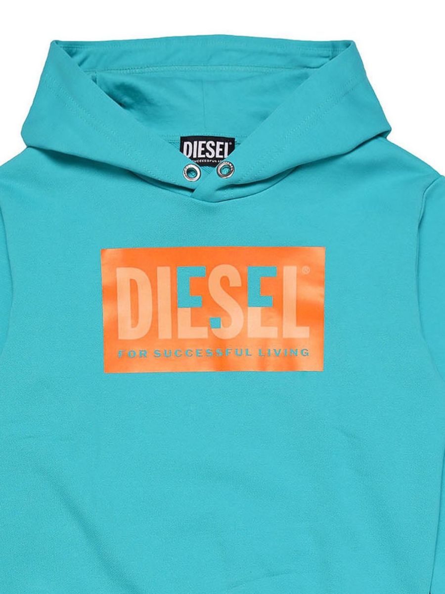 Felpa Diesel Bambini e ragazzi Turchese - Primavera/Estate