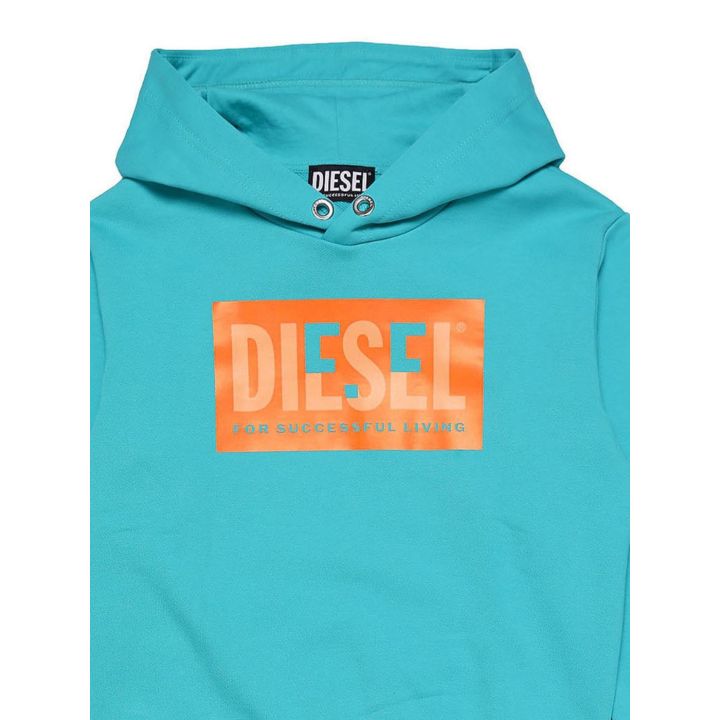 Felpa Diesel Bambini e ragazzi Turchese - Primavera/Estate