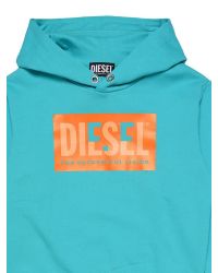 Diesel - Felpa - Unisex bambino - J00562-TURCHESE