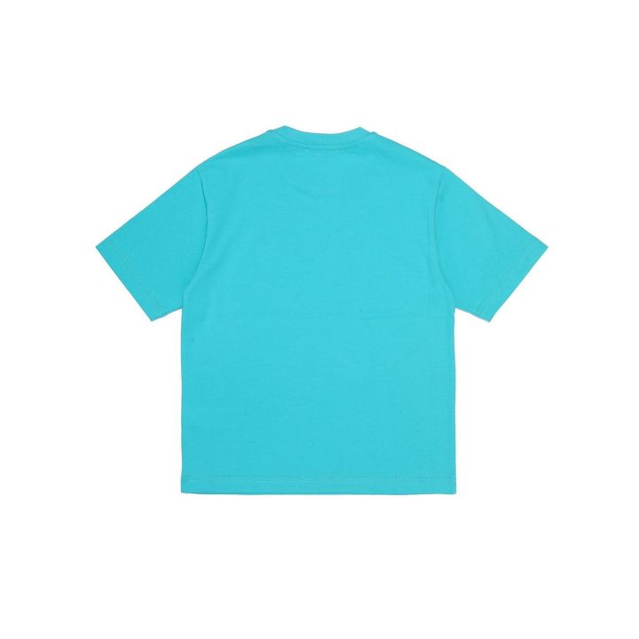 T-shirt Diesel Turchese Bambini E Ragazzi | Tamaiti