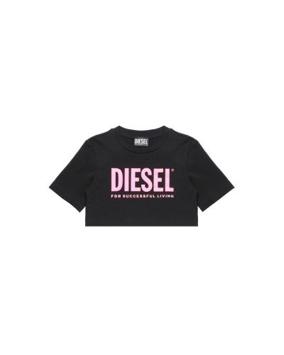 T-shirt Diesel Bambine e ragazze Nero - Primavera/Estate