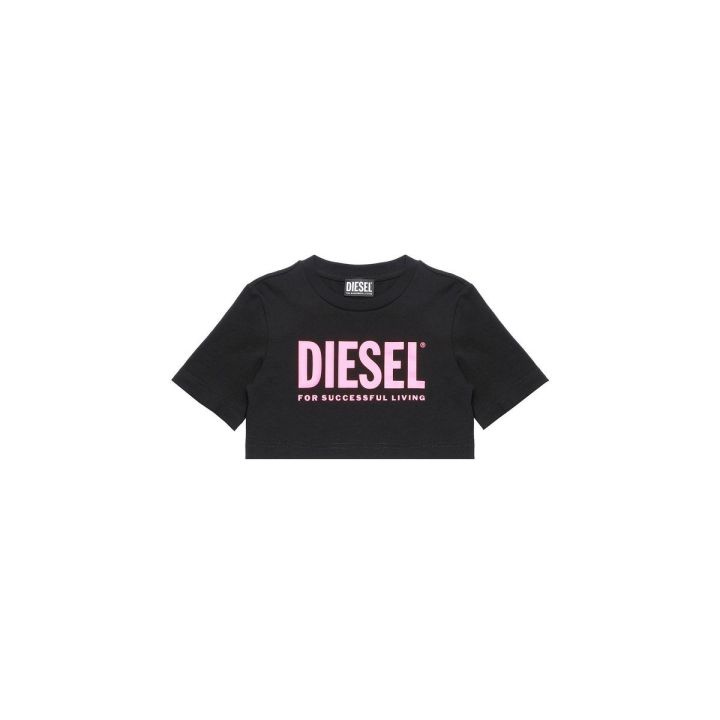 T-shirt Diesel Bambine e ragazze Nero - Primavera/Estate