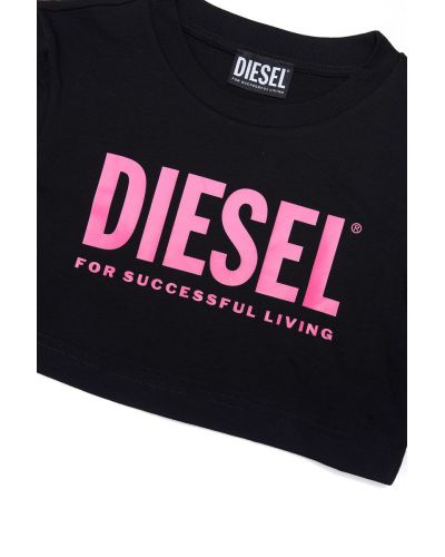 T-shirt Diesel Bambine e ragazze Nero - Primavera/Estate