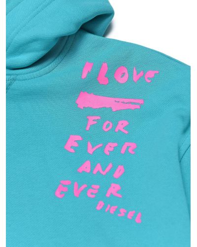 T-shirt Diesel Bambine e ragazze Turchese - Primavera/Estate
