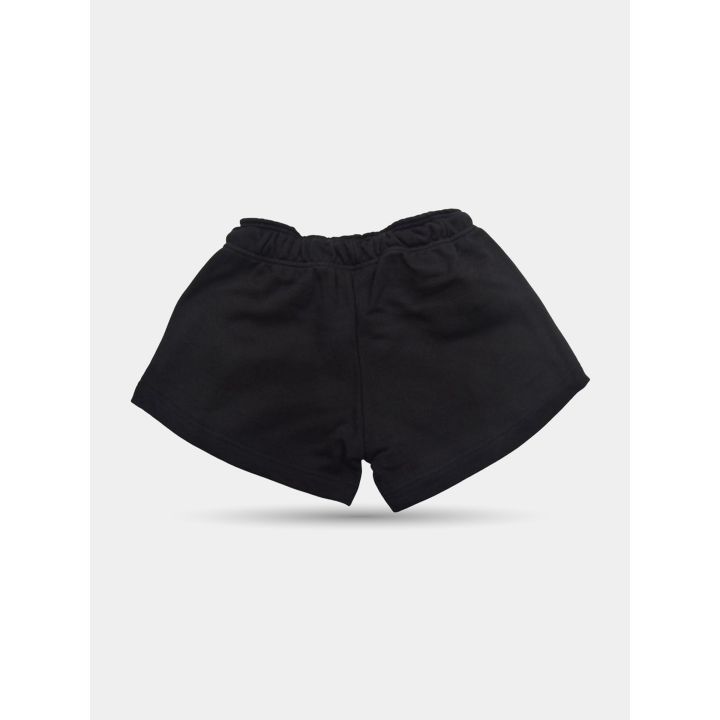 Retro dei pantaloncini Diesel neri in felpa