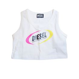 T-shirt Diesel Bambine e ragazze Bianco
