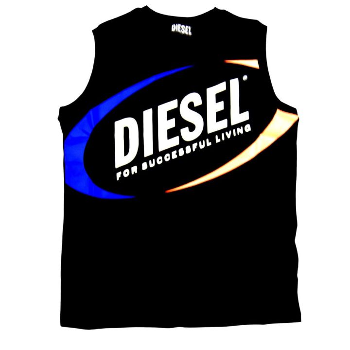 T-shirt Diesel Bambini e ragazzi Nero - Primavera/Estate