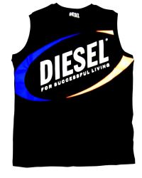 T-shirt Diesel Bambini e ragazzi Nero - Primavera/Estate