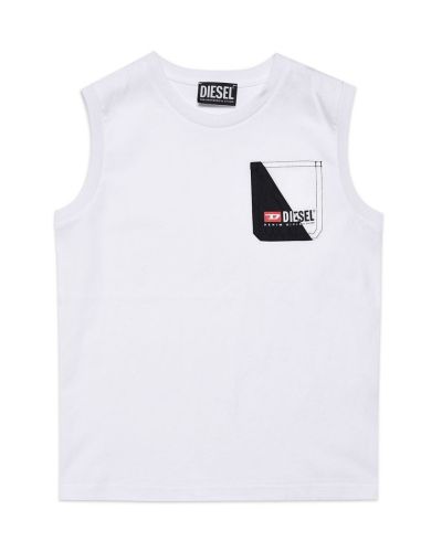 T-shirt Diesel Bambini e ragazzi Bianco