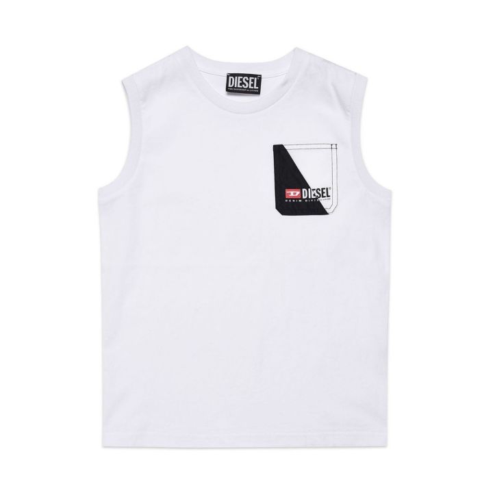 T-shirt Diesel Bambini e ragazzi Bianco