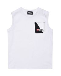 T-shirt Diesel Bambini e ragazzi Bianco