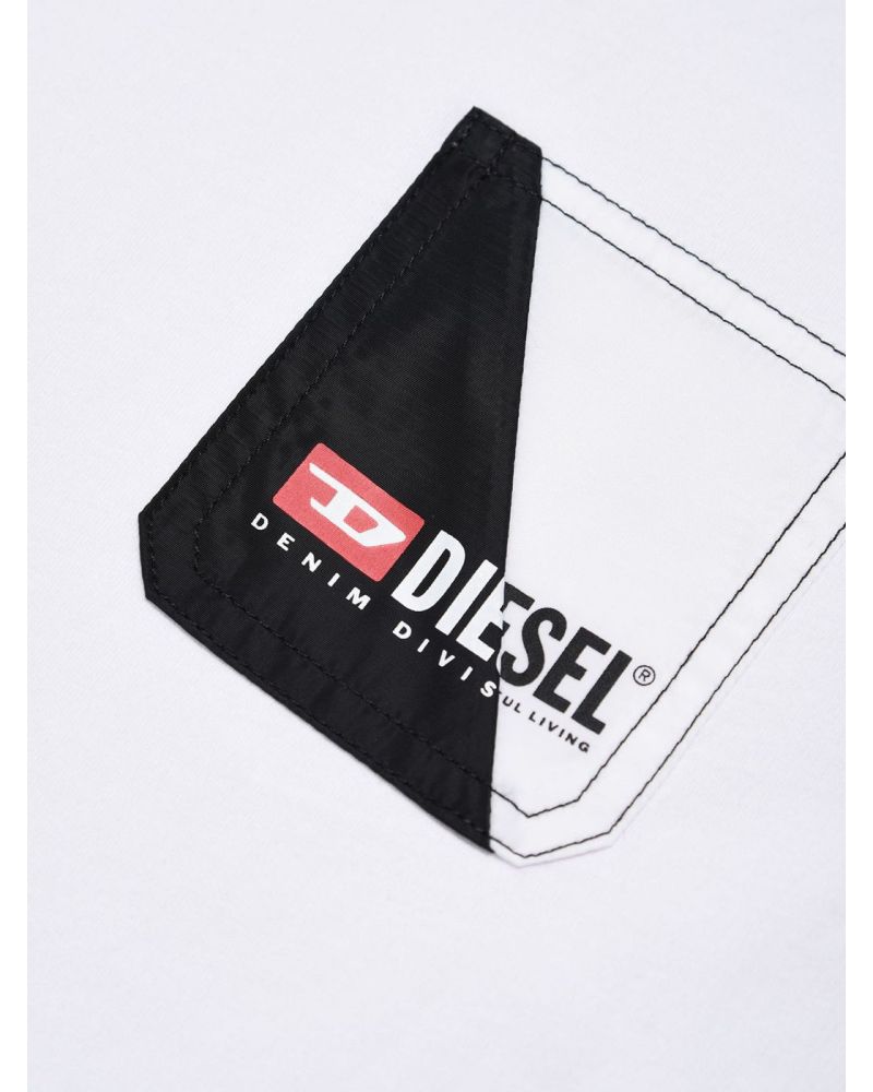 T-shirt Diesel Bambini e ragazzi Bianco - Primavera/Estate