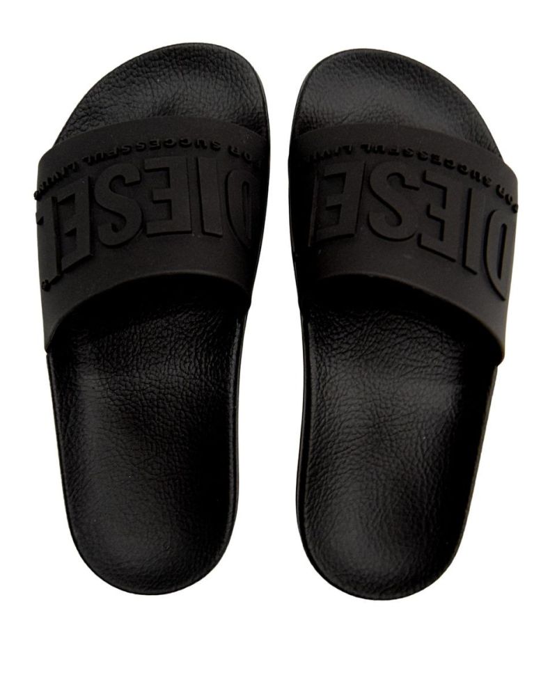 Ciabatte Diesel Bambini e ragazzi Nero - Primavera/Estate