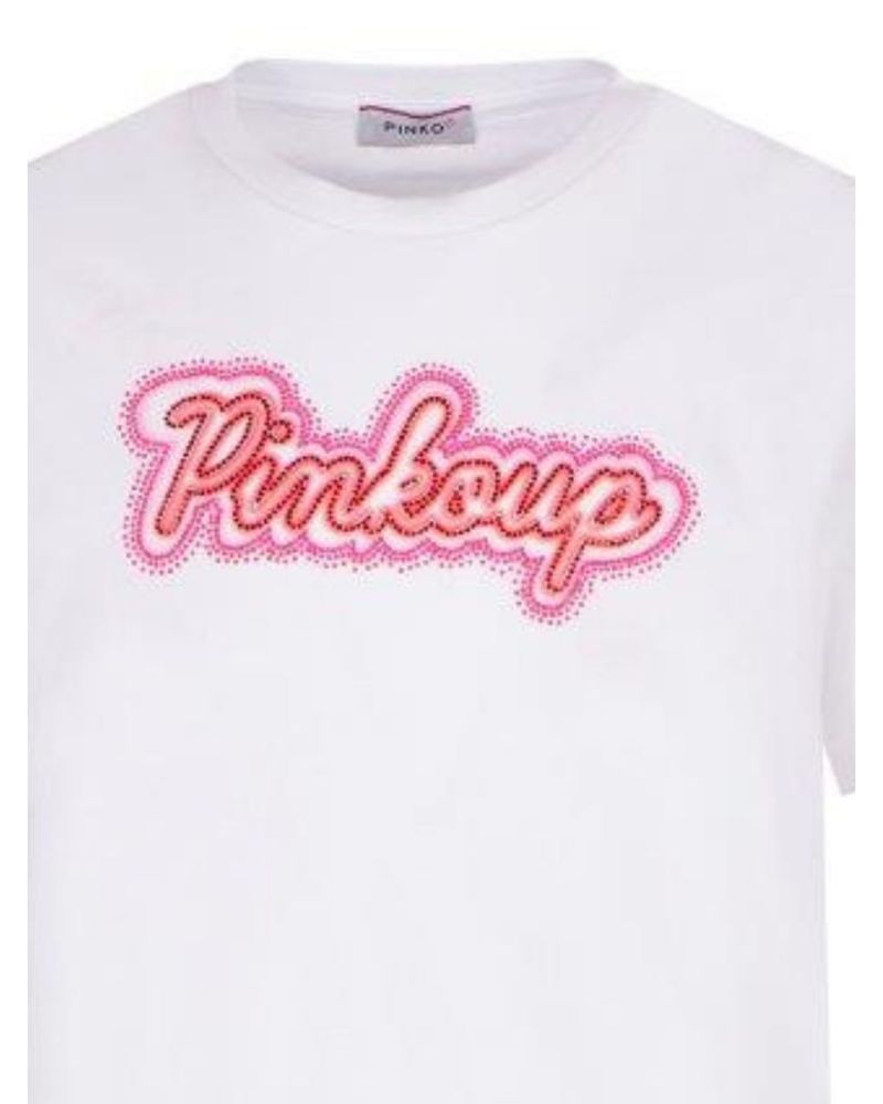 T-shirt Pinko Bambine e ragazze Bianco - Primavera/Estate