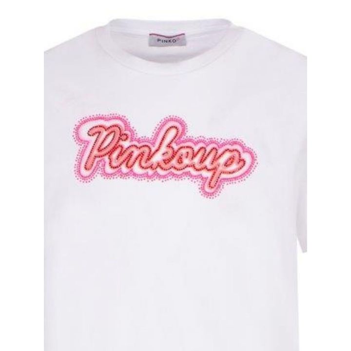 T-shirt Pinko Bambine e ragazze Bianco - Primavera/Estate