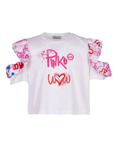 T-shirt Pinko Bambine e ragazze Bianco